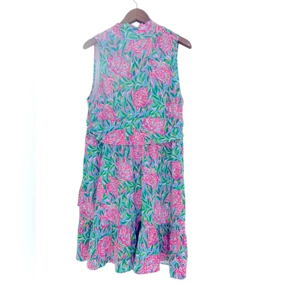 Lilly Pulitzer Pink and Green Turtle Love Dress - Picture 7 of 7